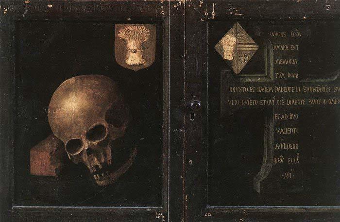 WEYDEN, Rogier van der Braque Family Triptych oil painting image